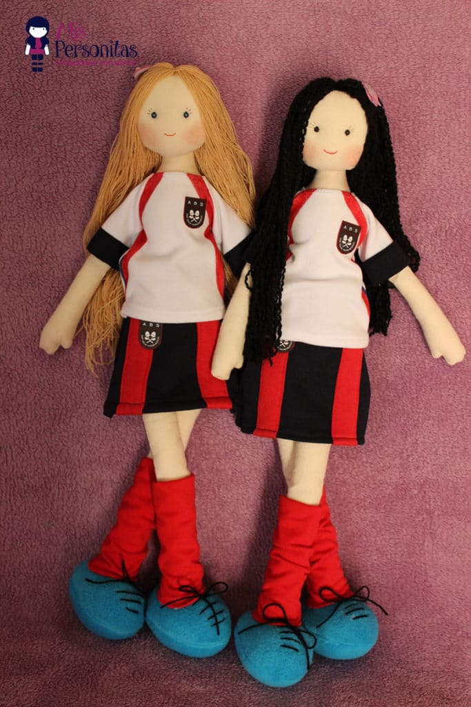 Muñecas de tela Jugadoras de Hockey