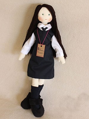 Muñeca de tela Personalizada Escolar