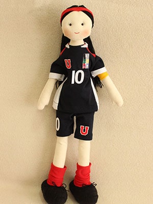 Muñeco de Tela Personalizado Futbolista