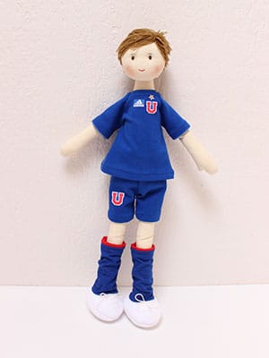 Muñeco de tela Personalizado Universidad de Chile