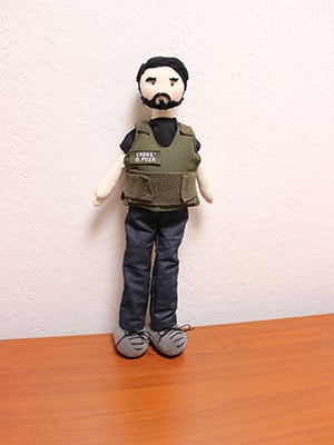 Muñeco de Tela personalizado Policia