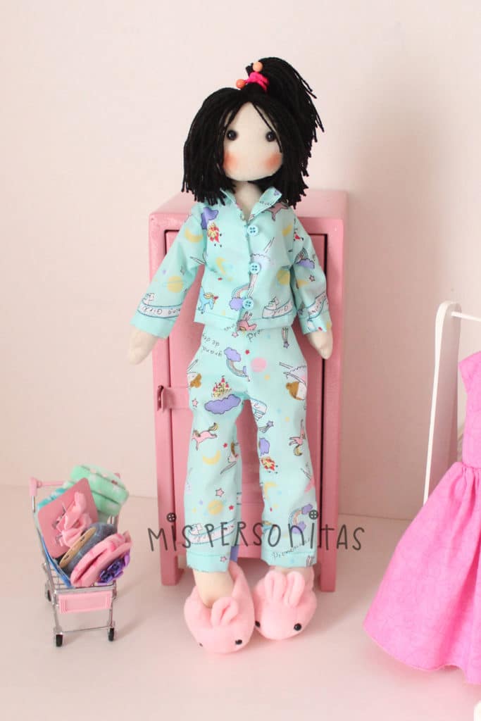 Muñeca Pijama y Ropa de Cambio - Mis Personitas | Muñecas de tela