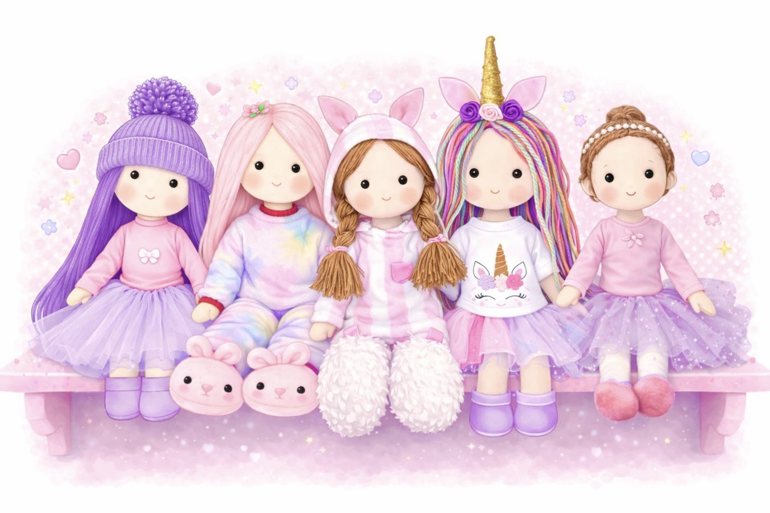 muñecas de tela