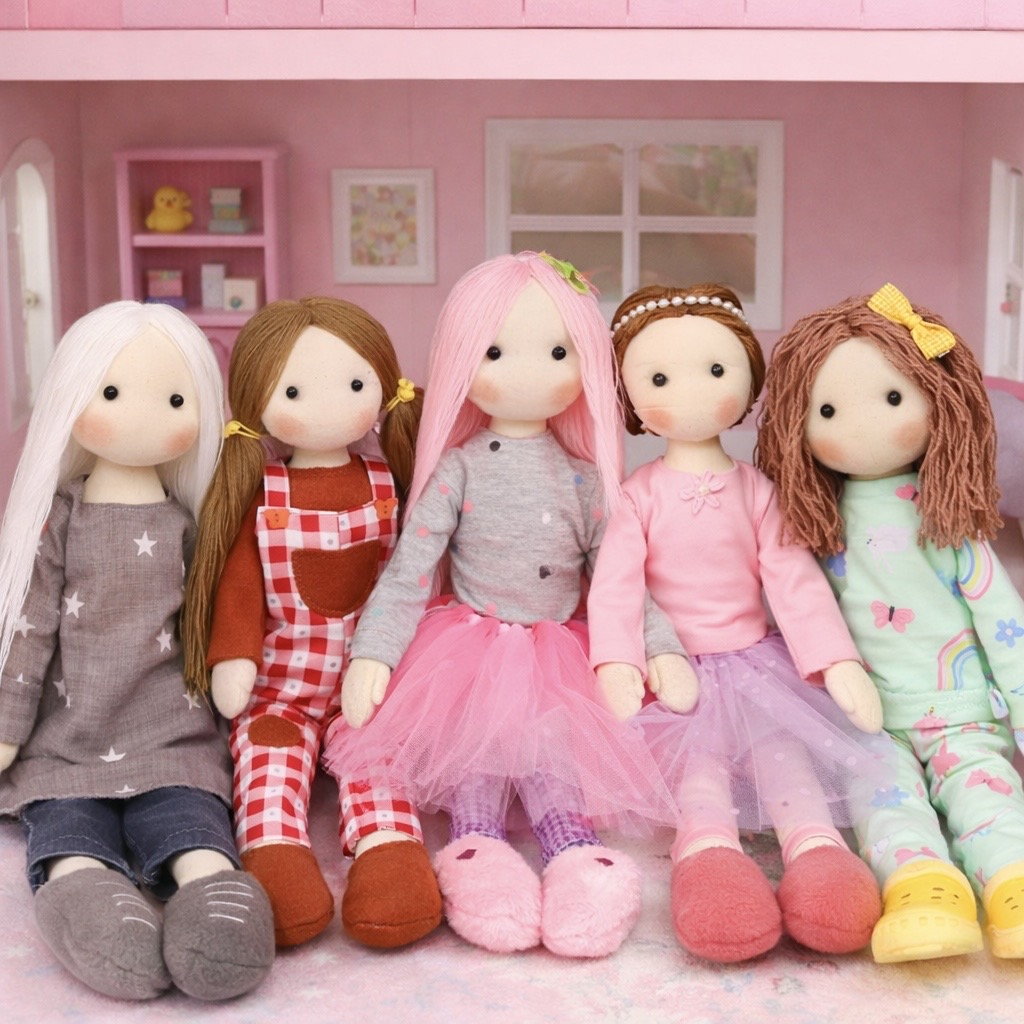 muñecas de tela