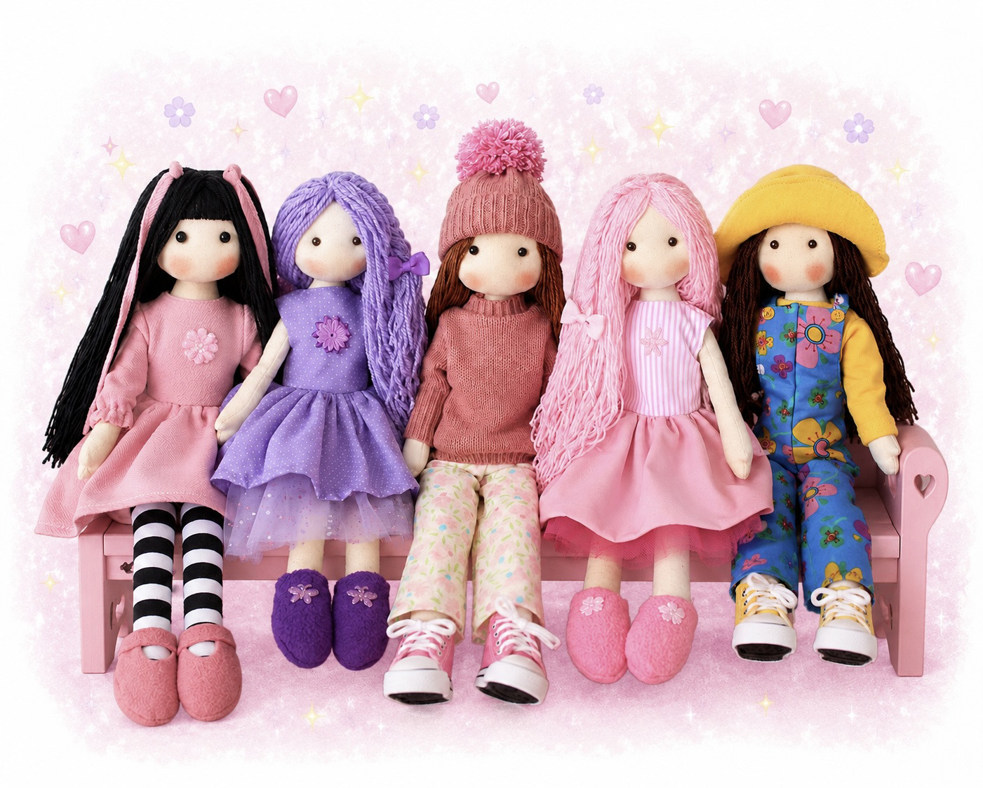 muñecas de tela
